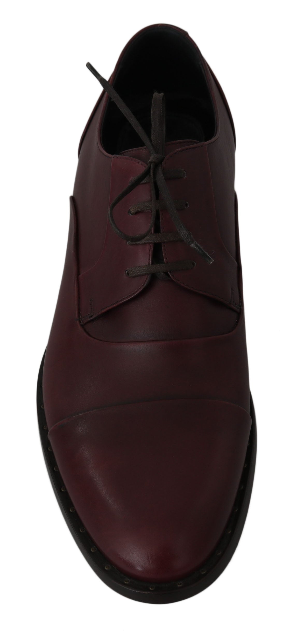 Pantofi eleganți Dolce & Gabbana din piele Bordeaux