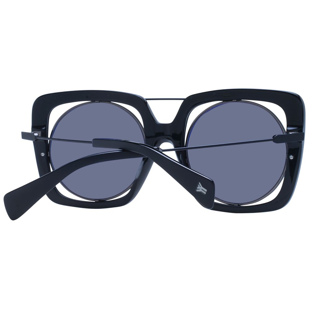 Schwarze Unisex-Sonnenbrille von Yohji Yamamoto