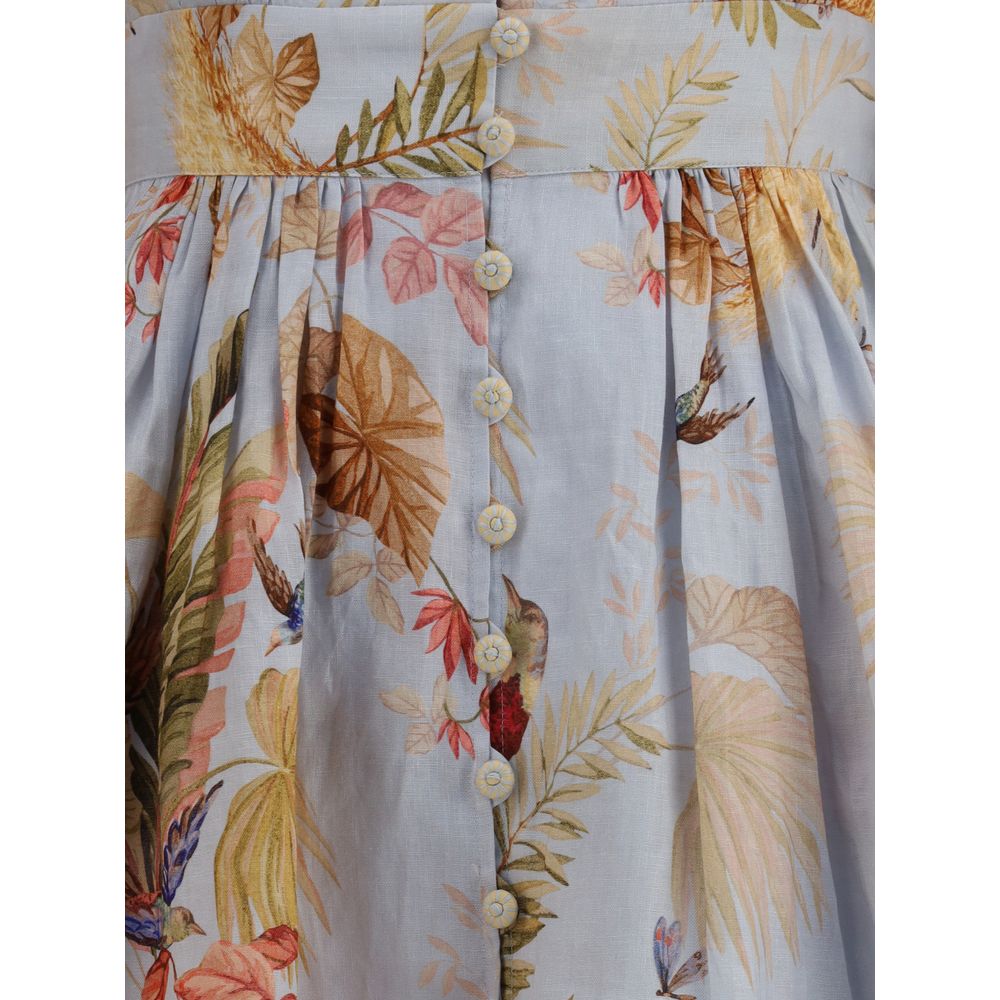 Rochie mini cu decolteu Zimmermann Ascension