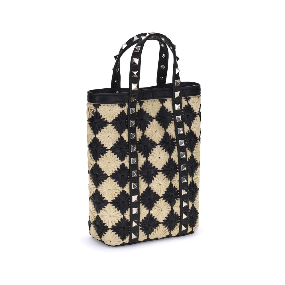 Geantă mini tote Valentino Garavani Rockstud