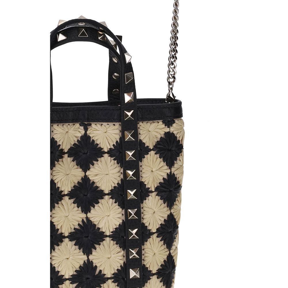 Geantă mini tote Valentino Garavani Rockstud
