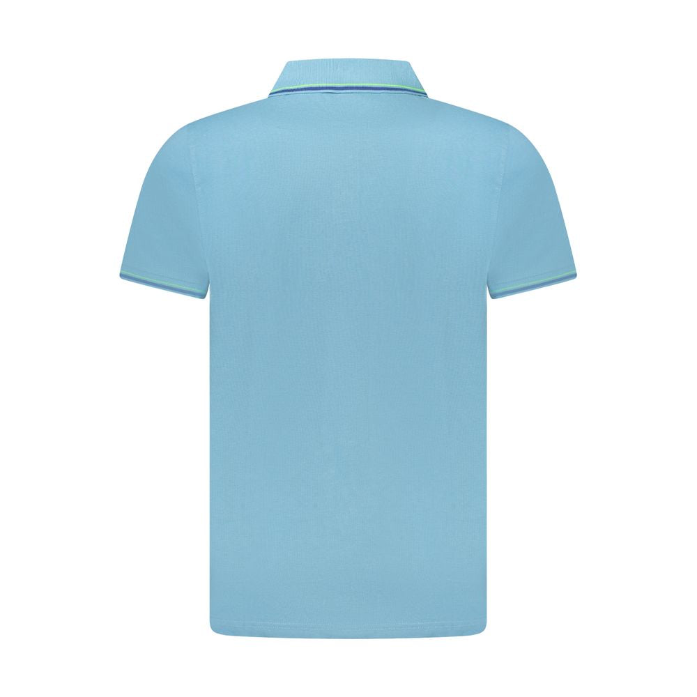 Norway 1963 Blue Cotton Men Polo Shirt