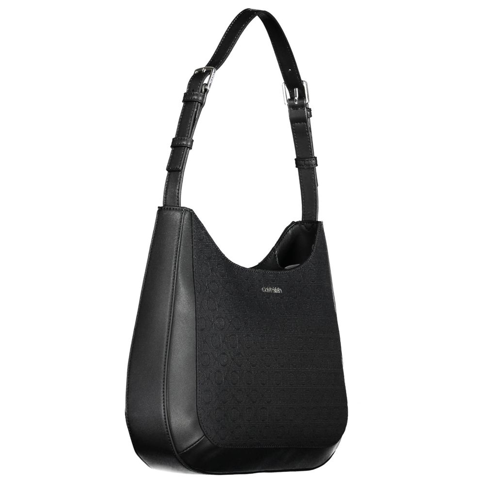 Geantă de mână Calvin Klein neagră din poliester