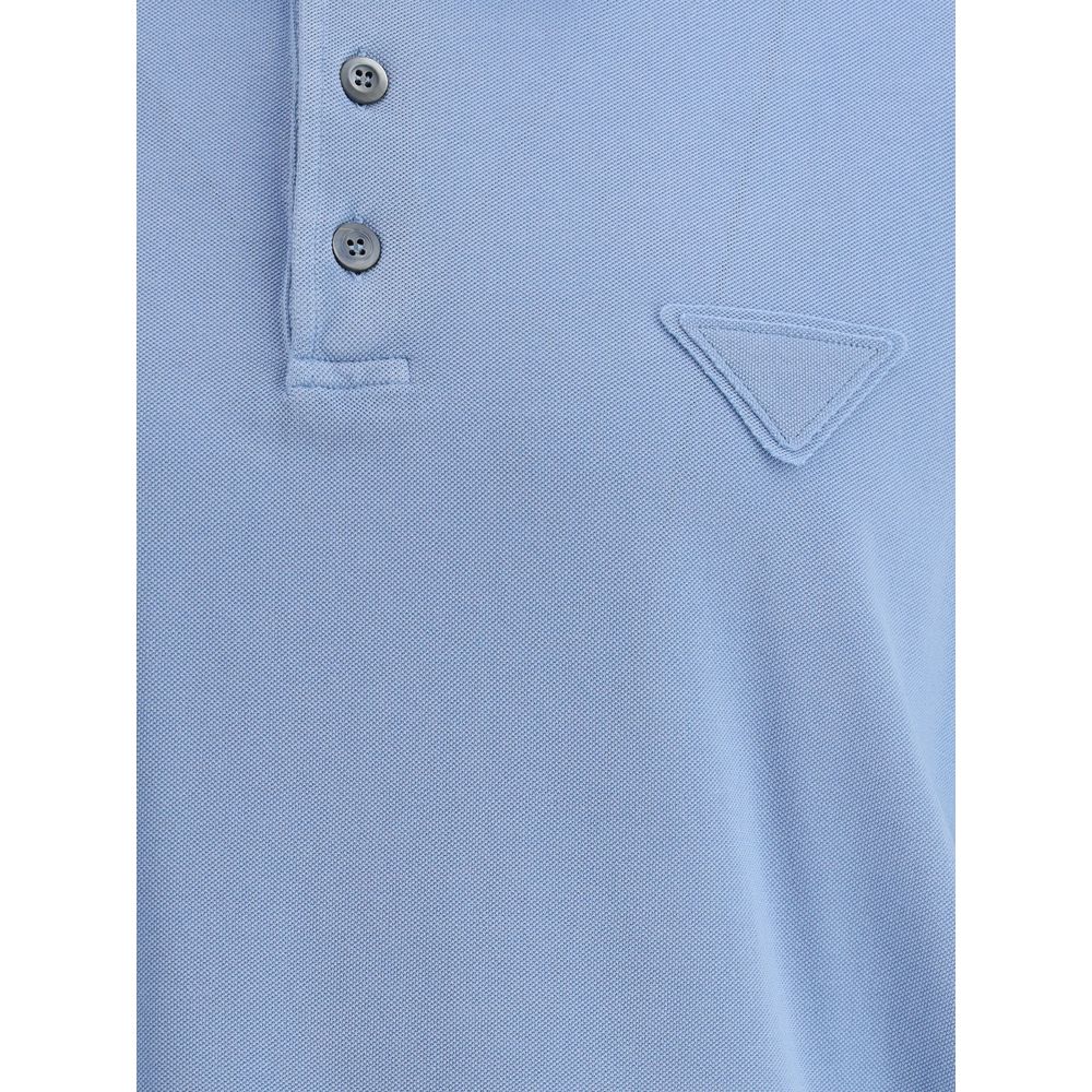Tricou polo cu logo Prada