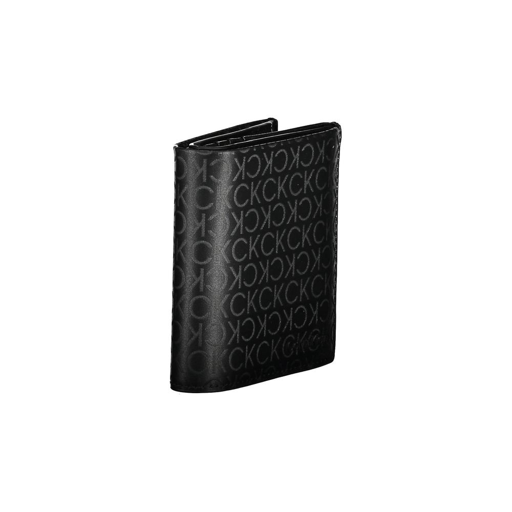 Portofel Calvin Klein negru din poliester