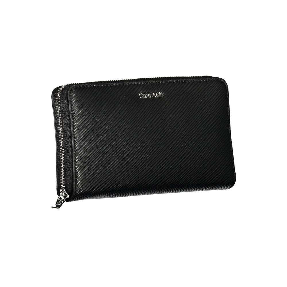Portofel Calvin Klein negru din polietilenă