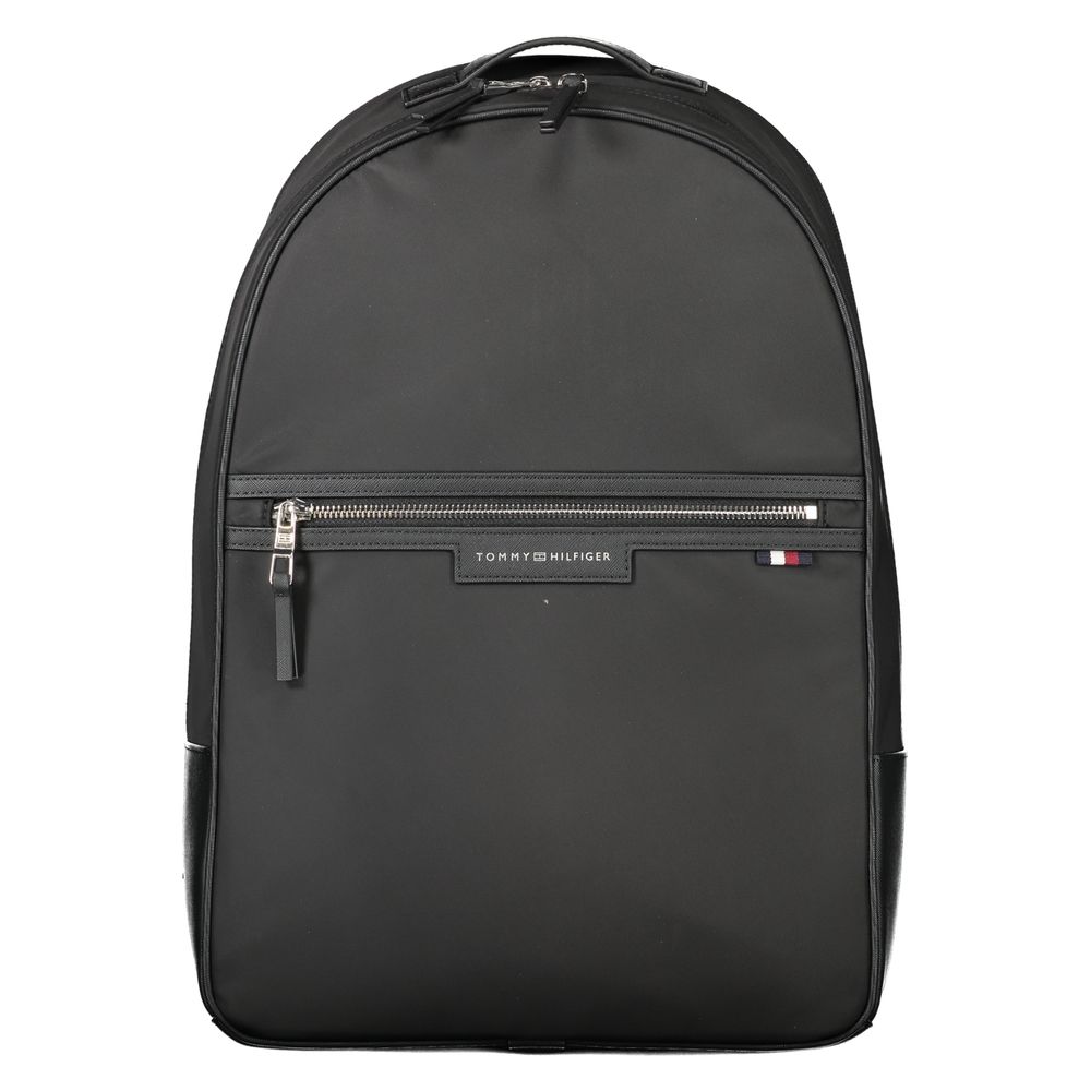 Tommy Hilfiger – Schwarzer Polyester-Rucksack