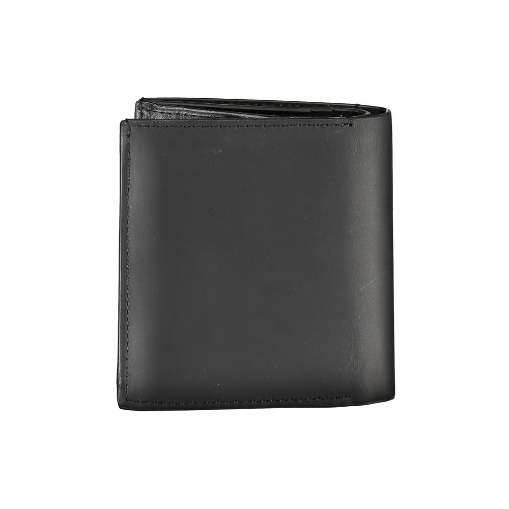 Calvin Klein Schwarze Lederbrieftasche