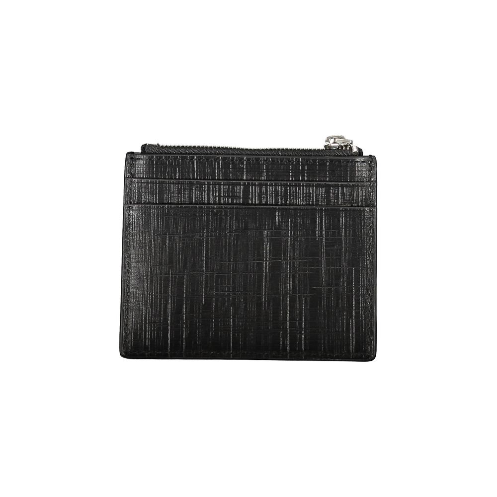 Calvin Klein Schwarze Lederbrieftasche