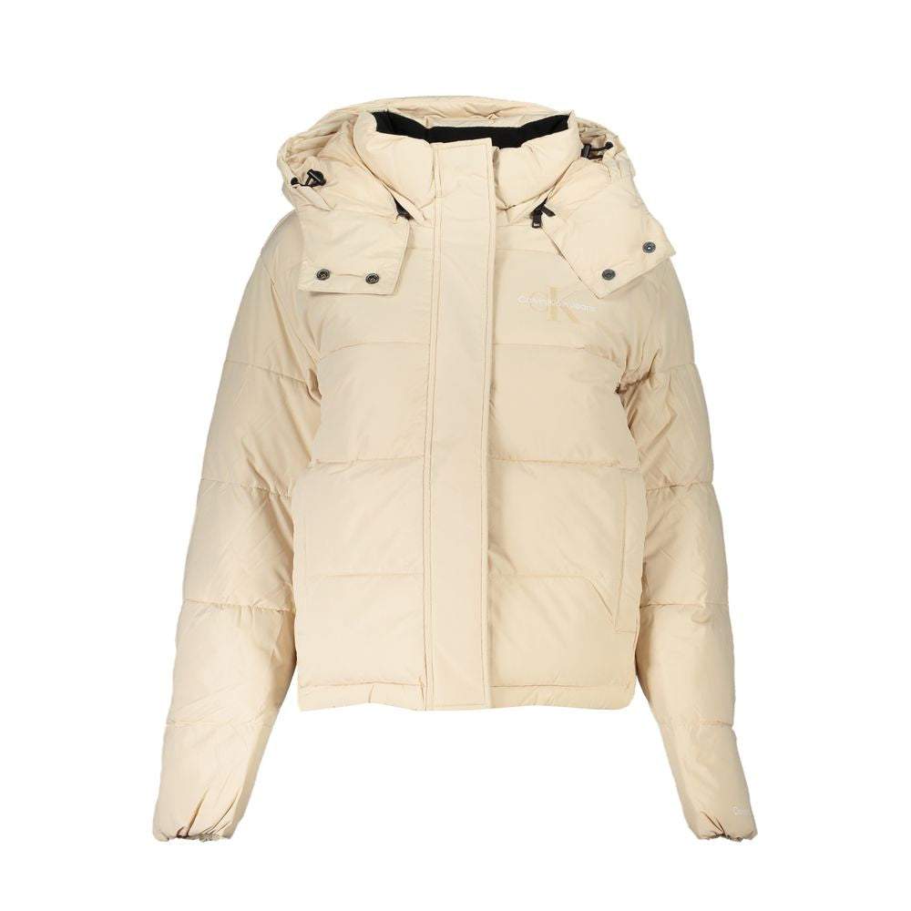 Calvin Klein Beige Polyester Jacken & Mäntel