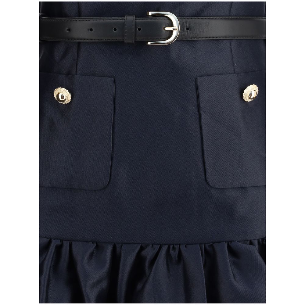 Self-Portrait Taffeta Short Dress