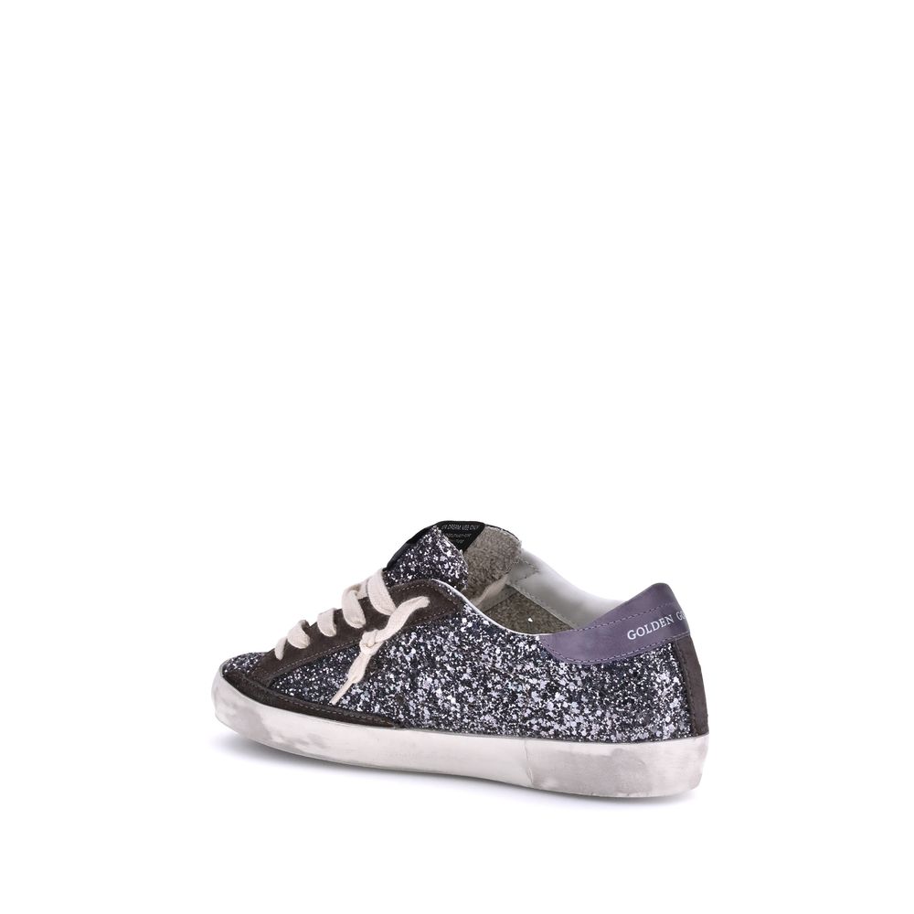 Golden Goose Sneakers Super Star mit Glitzer