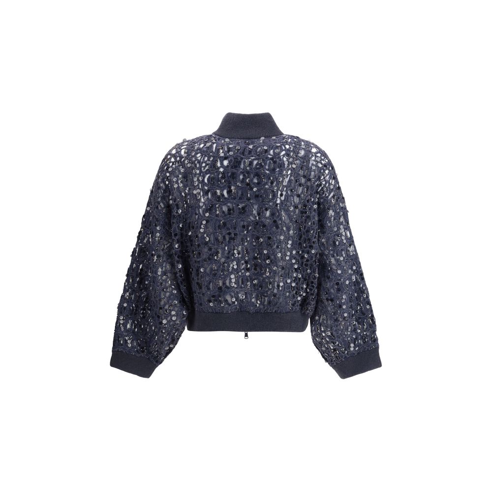Brunello Cucinelli Pailletten-Cardigan