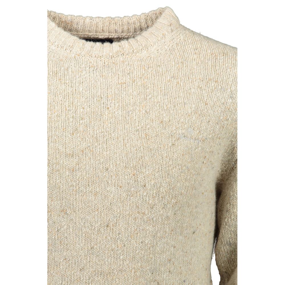Beigefarbener Wollpullover von Gant