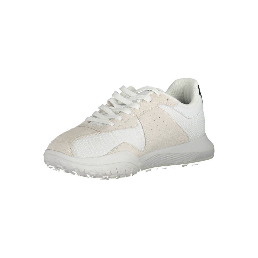 Tommy Hilfiger – Weiße Polyester-Sneaker
