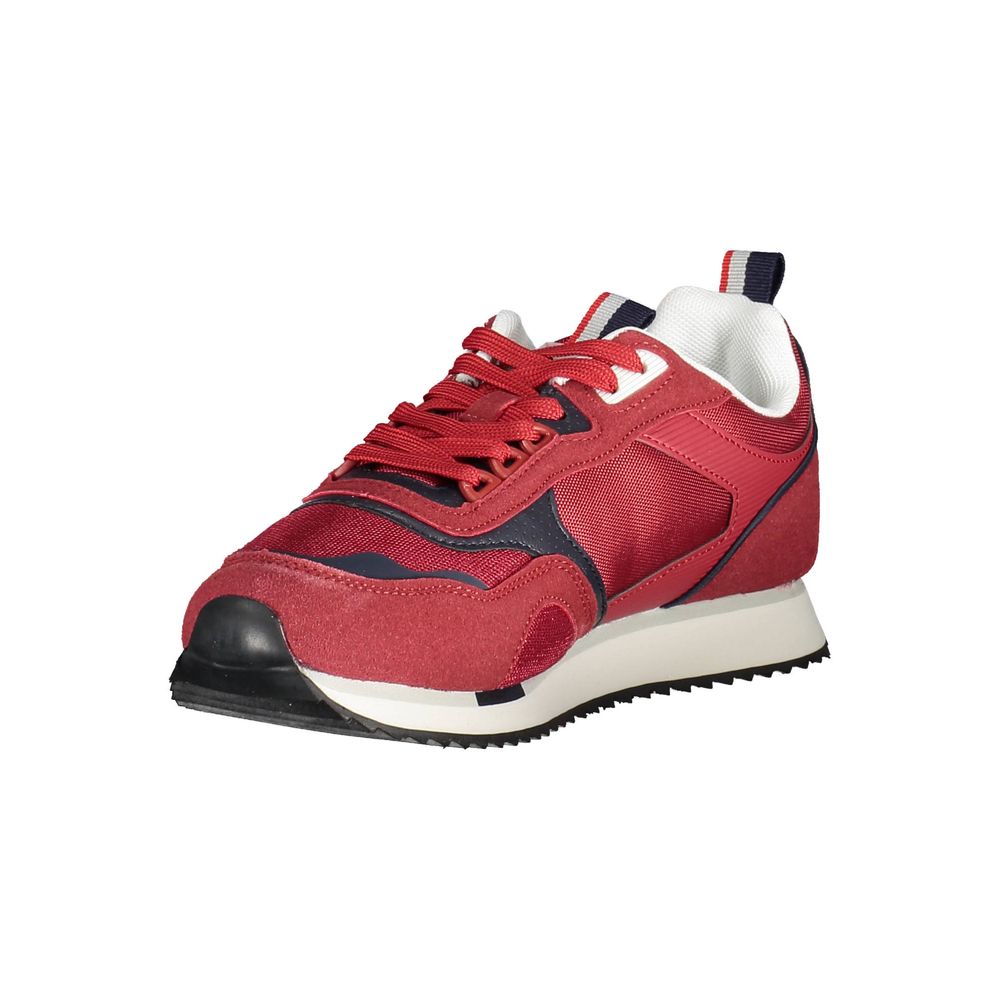 US POLO ASSN. Roter Polyester-Sneaker