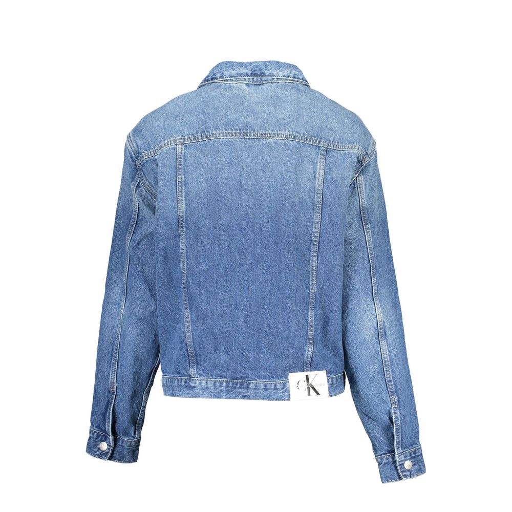 Calvin Klein Blaue Baumwolljacken und -mäntel