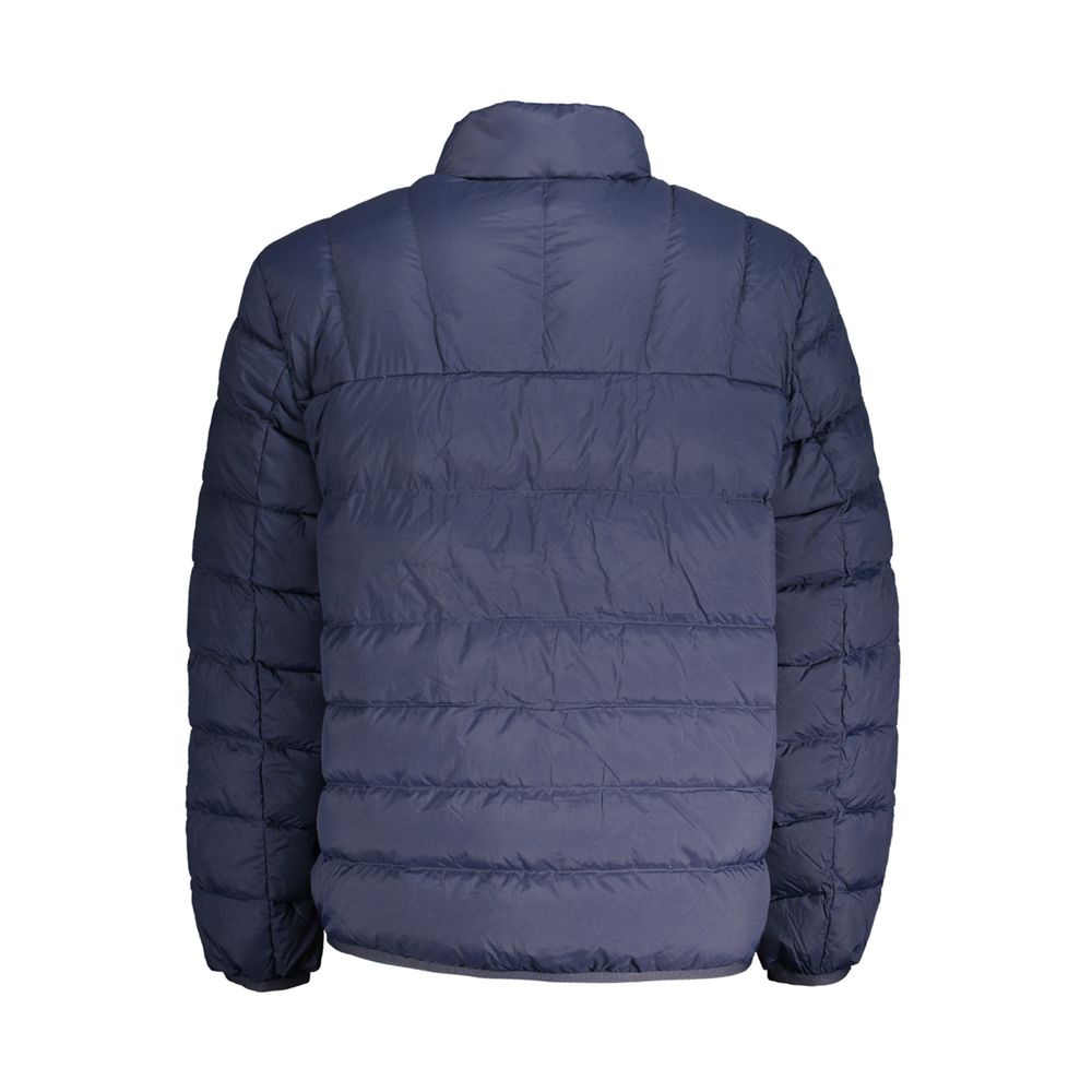 Geacă Tommy Hilfiger albastră din poliamidă