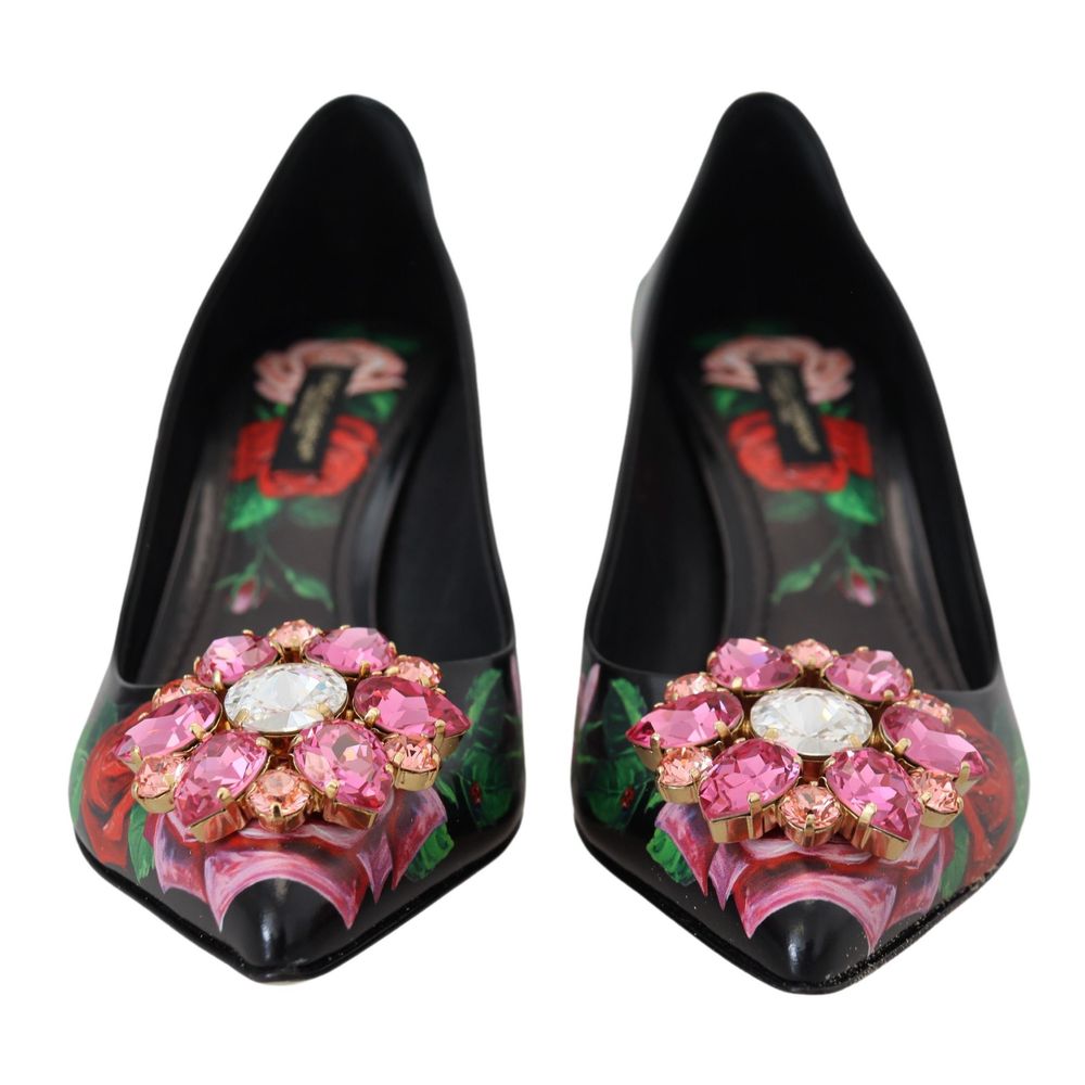 Dolce & Gabbana Schwarze Lederpumps