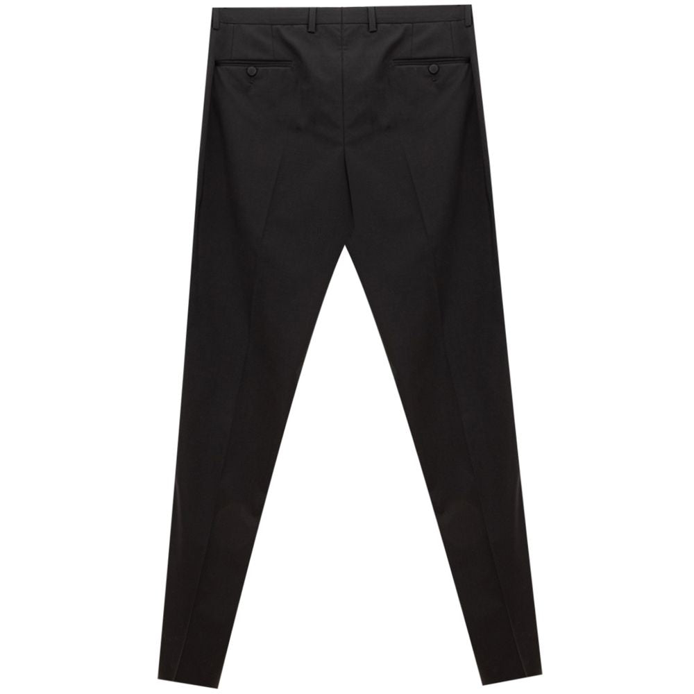 Dolce & Gabbana Schwarze Jeans und Hose aus Wolle