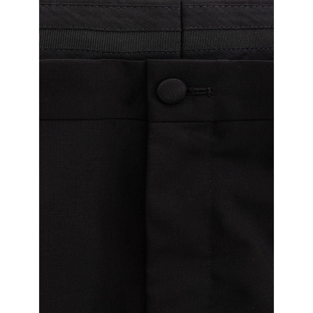 Dolce & Gabbana Schwarze Jeans und Hose aus Wolle