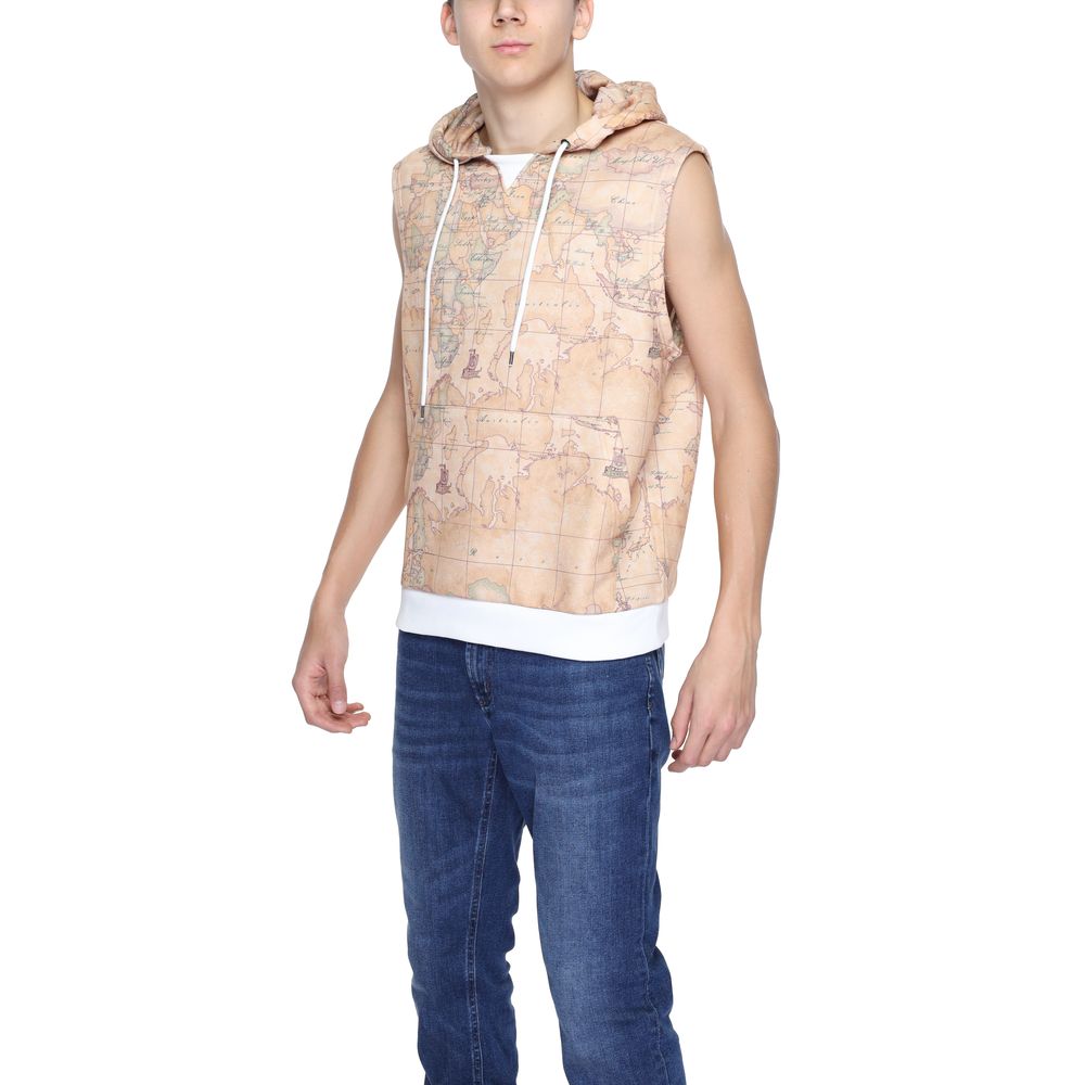 Alviero Martini Prima Classe Beige Polyester-Kapuzenpullover