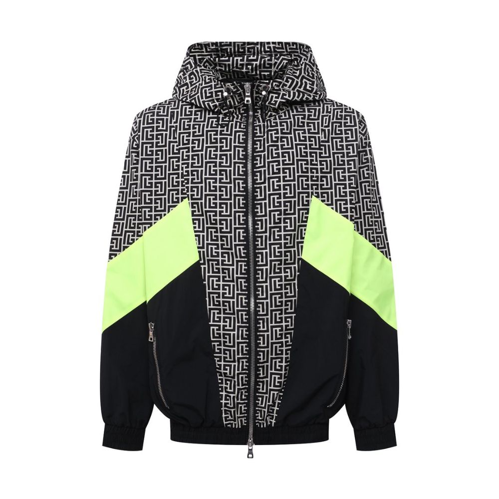Mehrfarbige Nylonjacke von Balmain