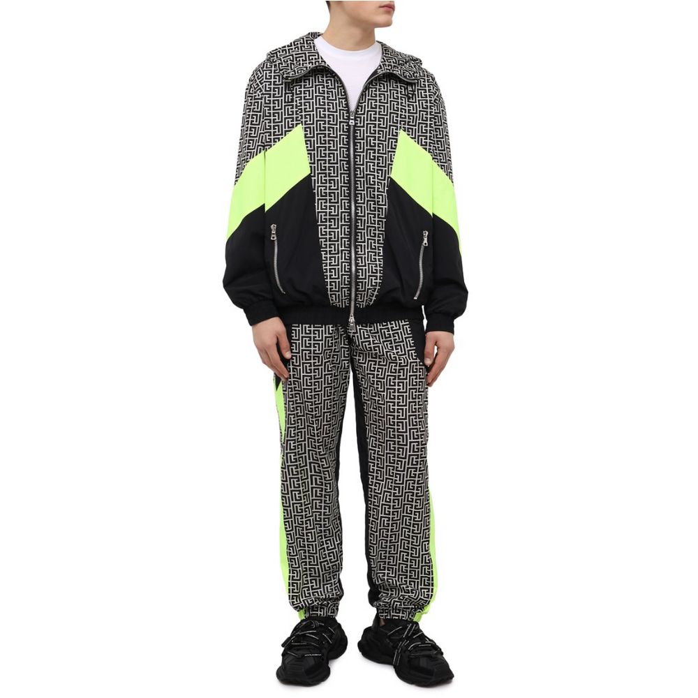 Mehrfarbige Nylonjacke von Balmain