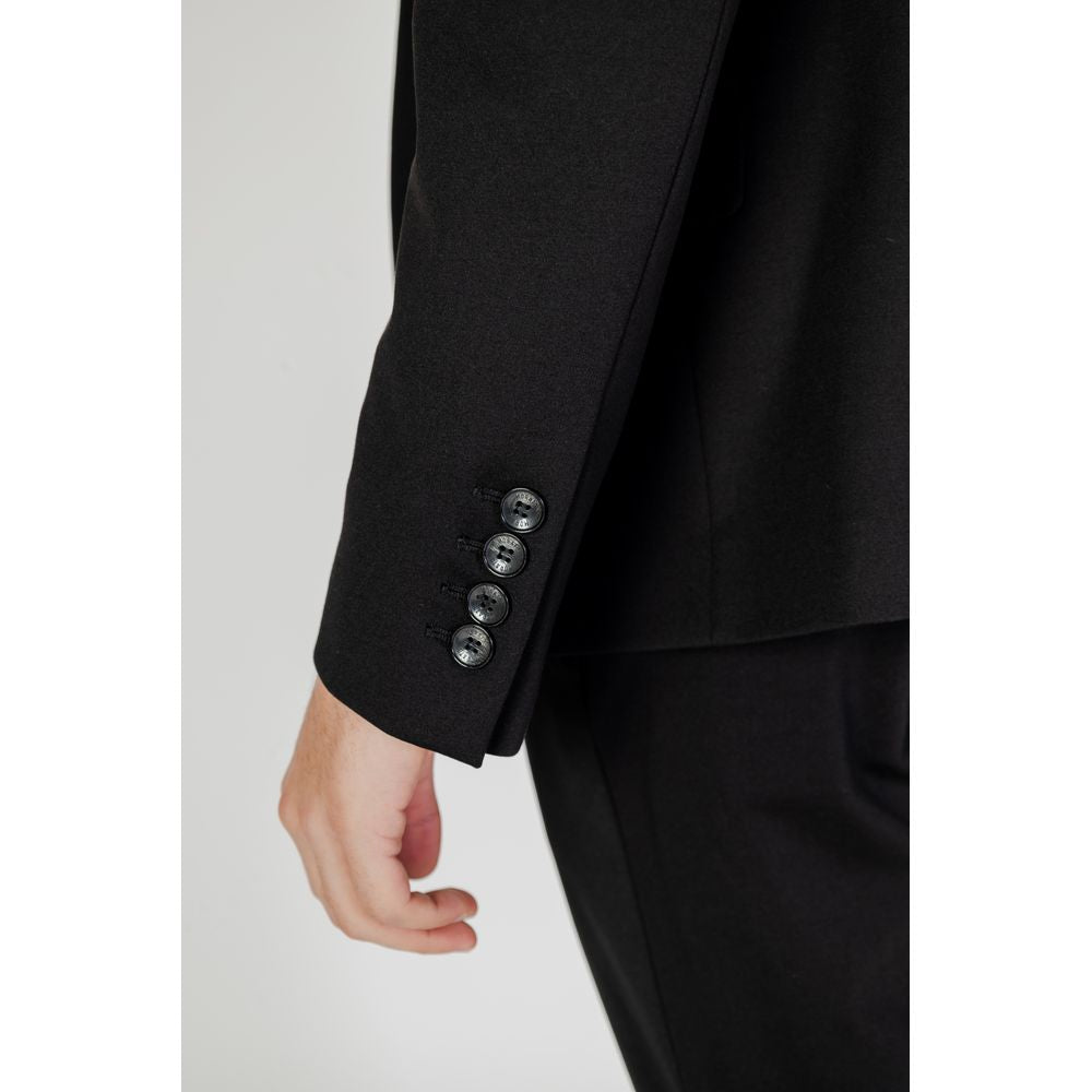 Antony Morato Schwarzer Polyester-Blazer