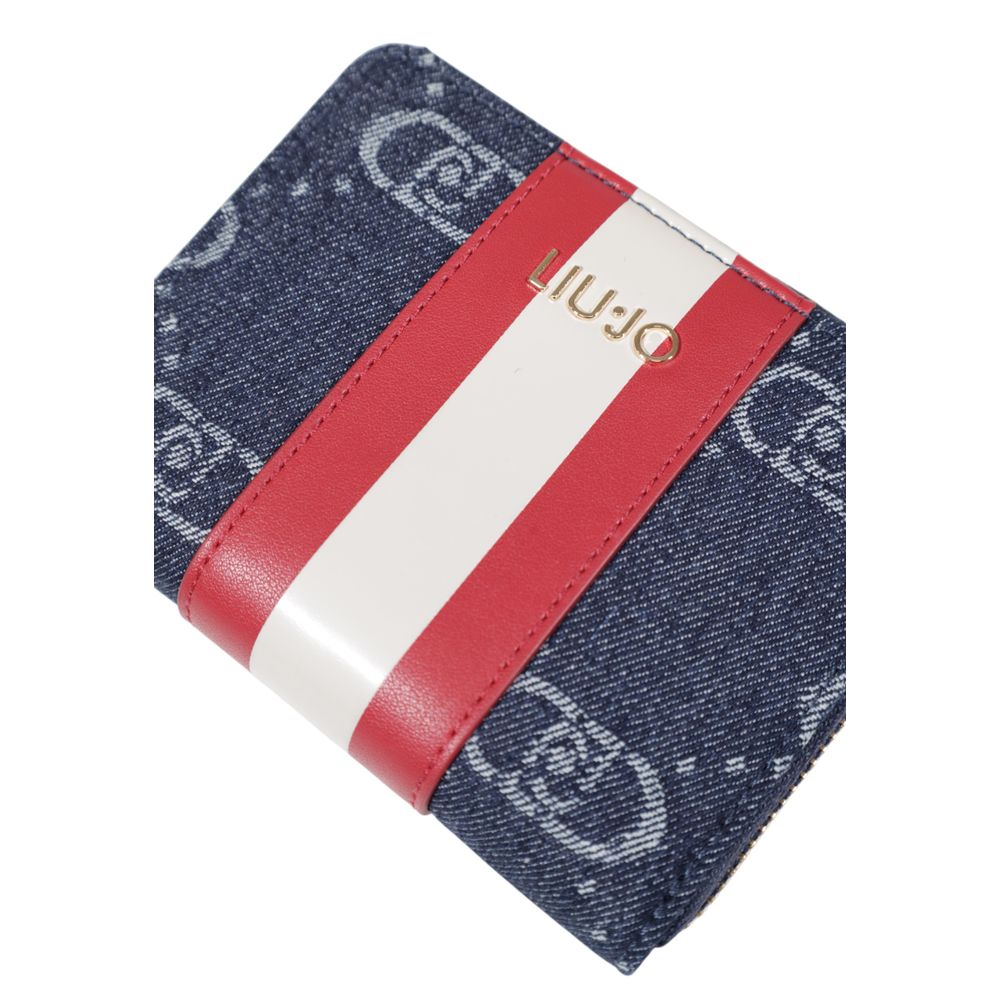 Liu Jo Blaue Polyester-Geldbörse
