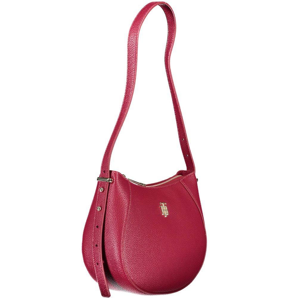 Tommy Hilfiger – Rote Polyethylen-Handtasche