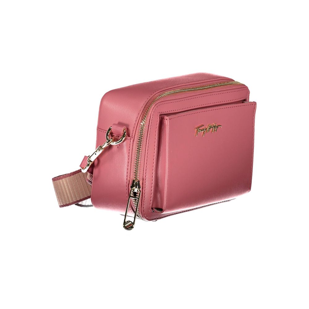 Tommy Hilfiger – Handtasche aus Polyethylen in Rosa