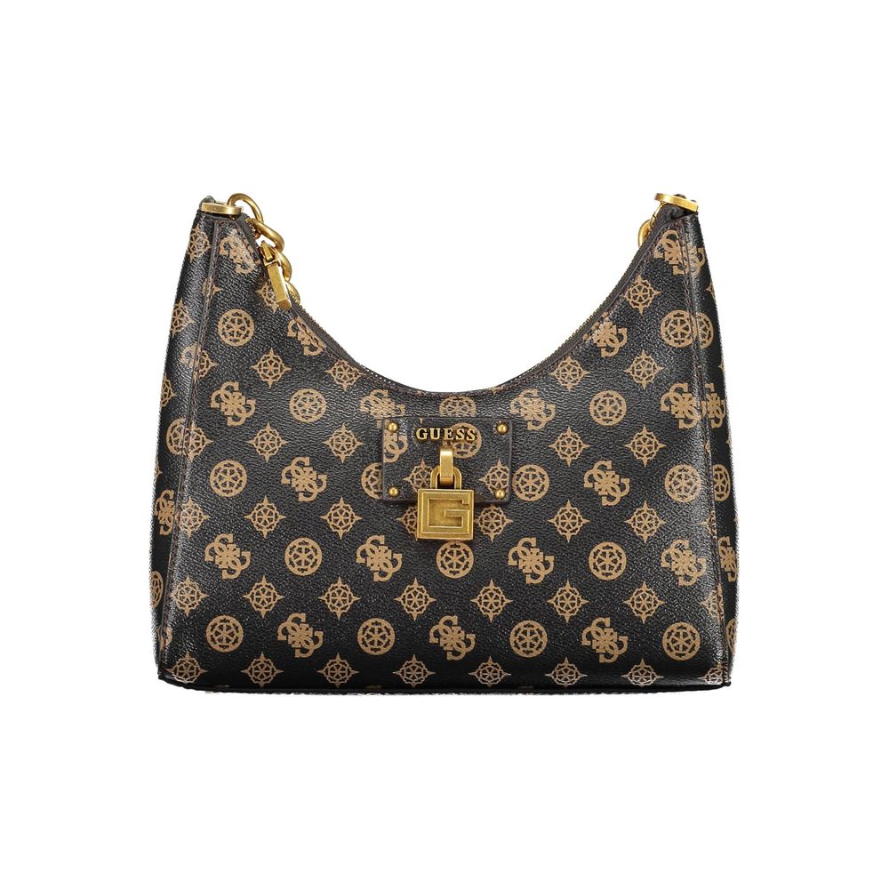 Guess Jeans Brown Polyethylene Handbag