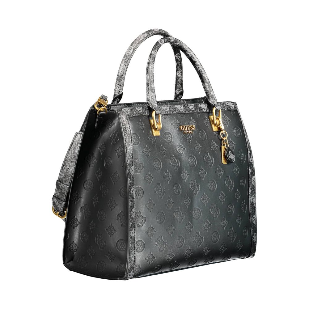 Guess Jeans Black Polyethylene Handbag