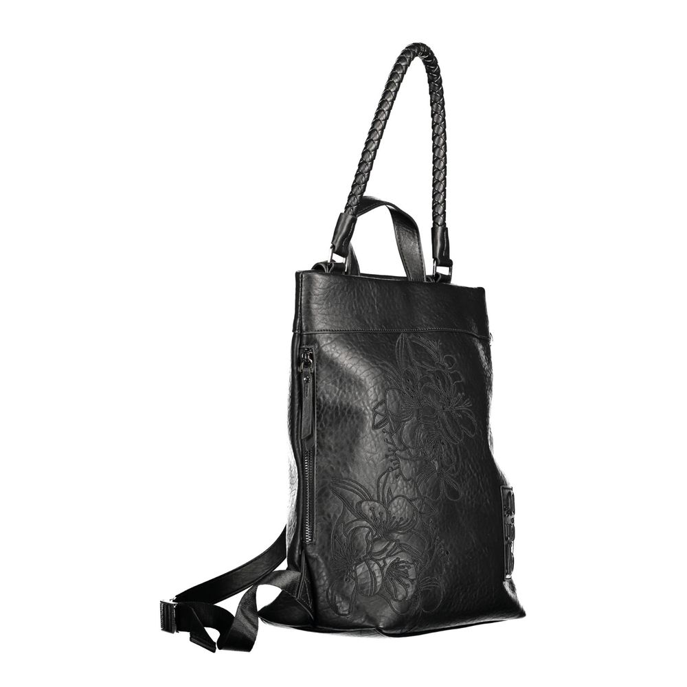 Desigual – Schwarzer Polyethylen-Rucksack