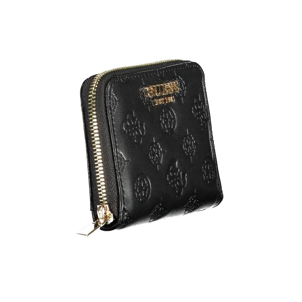 Guess Jeans – Schwarze Polyethylen-Geldbörse