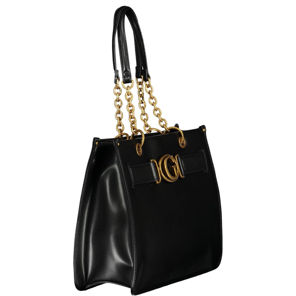 Guess Jeans Black Polyethylene Handbag