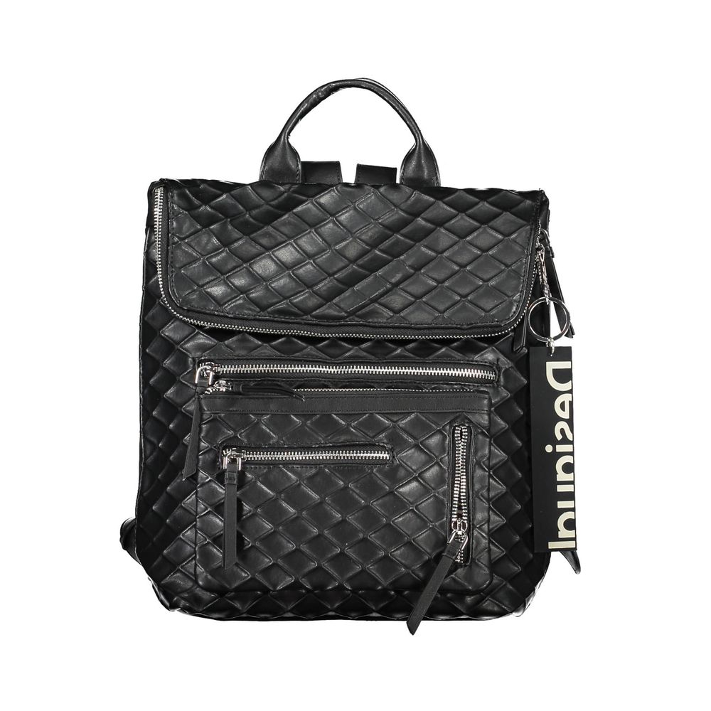 Desigual – Schwarzer Polyethylen-Rucksack