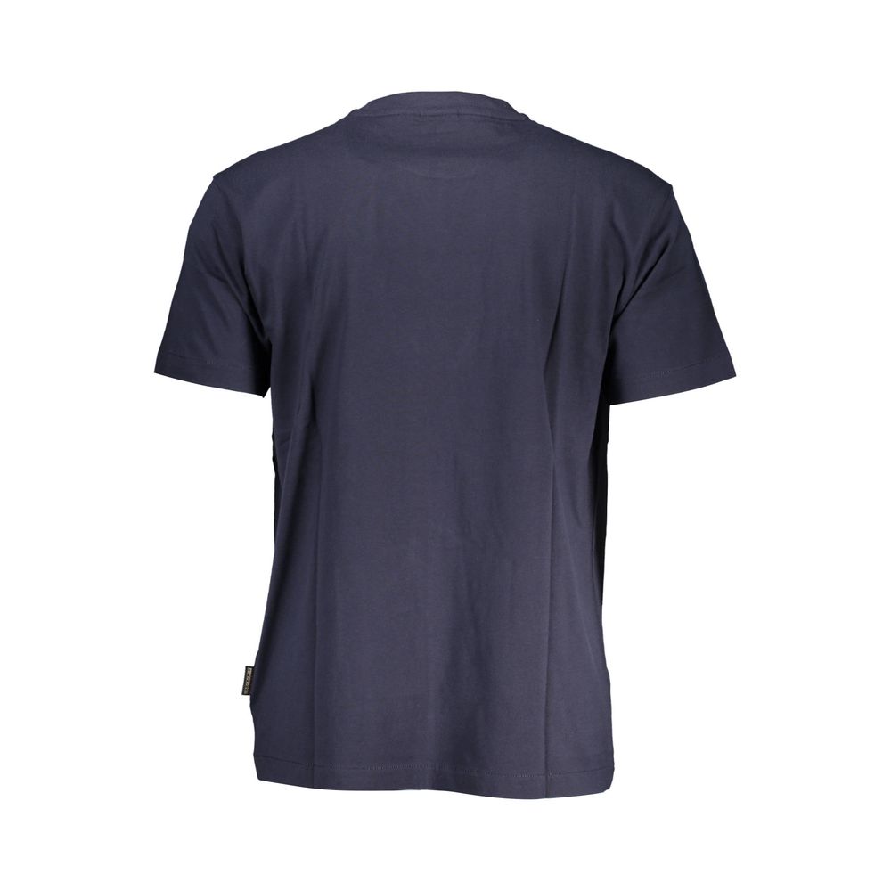Blaues Baumwoll-T-Shirt von Napapijri