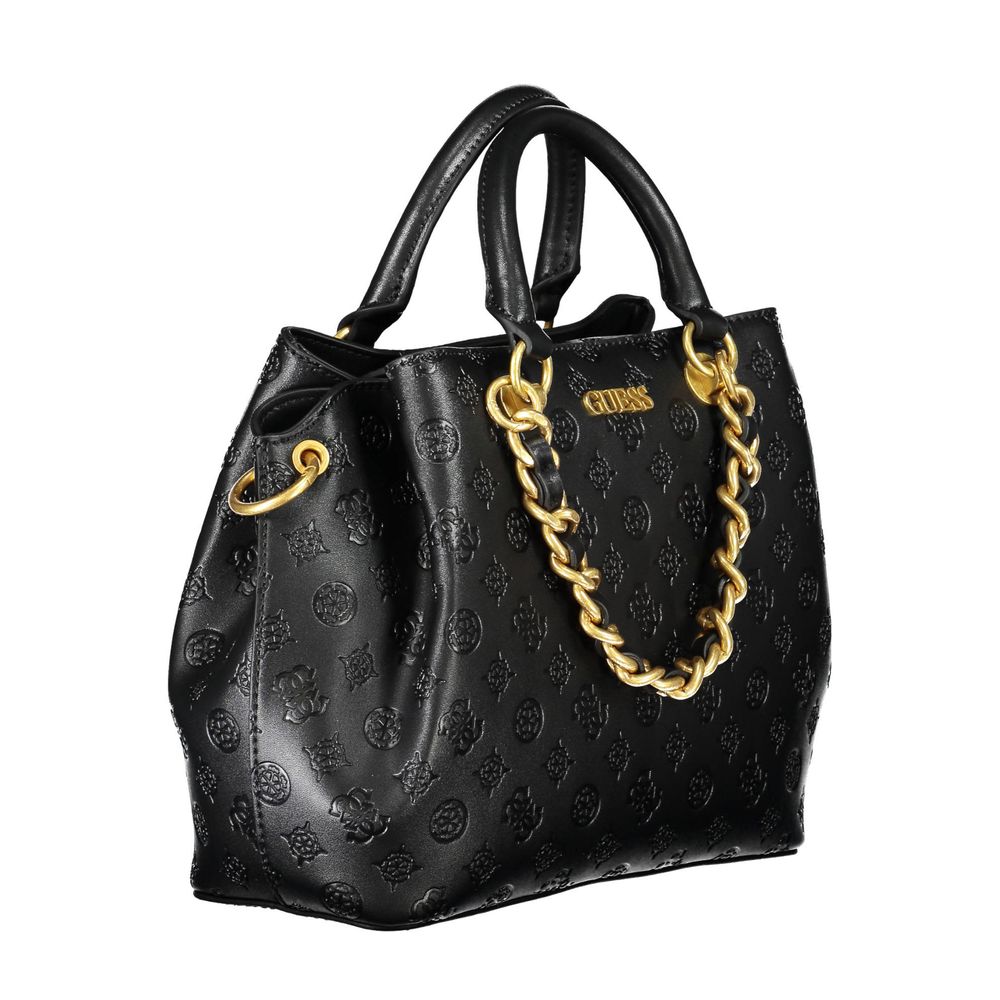 Guess Jeans Black Polyethylene Handbag
