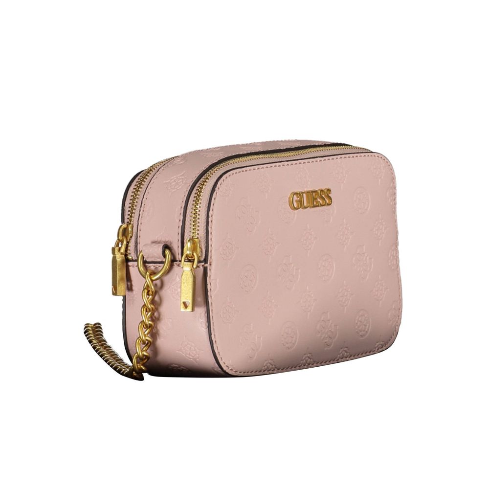 Guess Jeans Pink Polyethylene Handbag