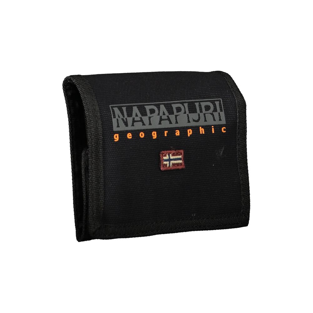 Napapijri Schwarze Baumwollbrieftasche