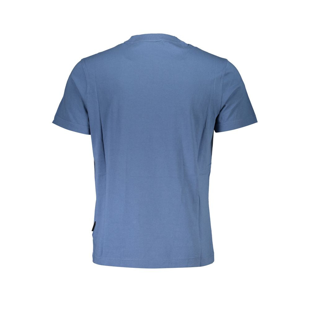 Blaues Baumwoll-T-Shirt von Napapijri
