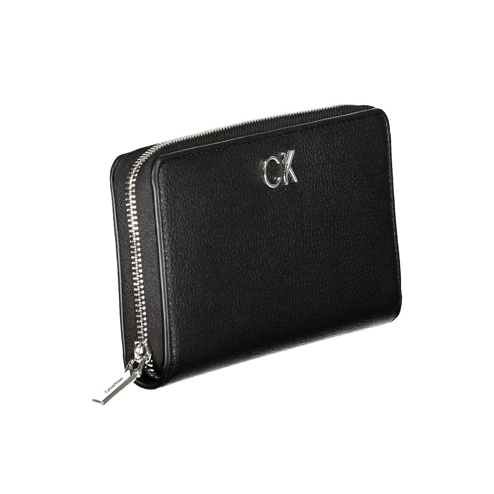 Portofel Calvin Klein negru din polietilenă
