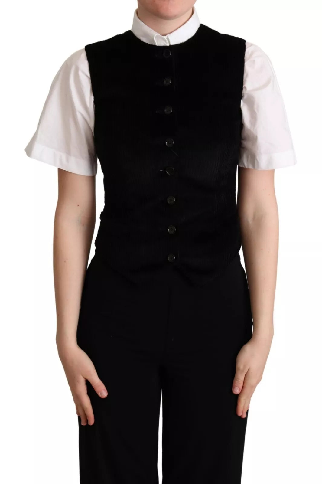 Dolce & Gabbana Elegante Weste mit Leopardenmuster – ärmellose Weste