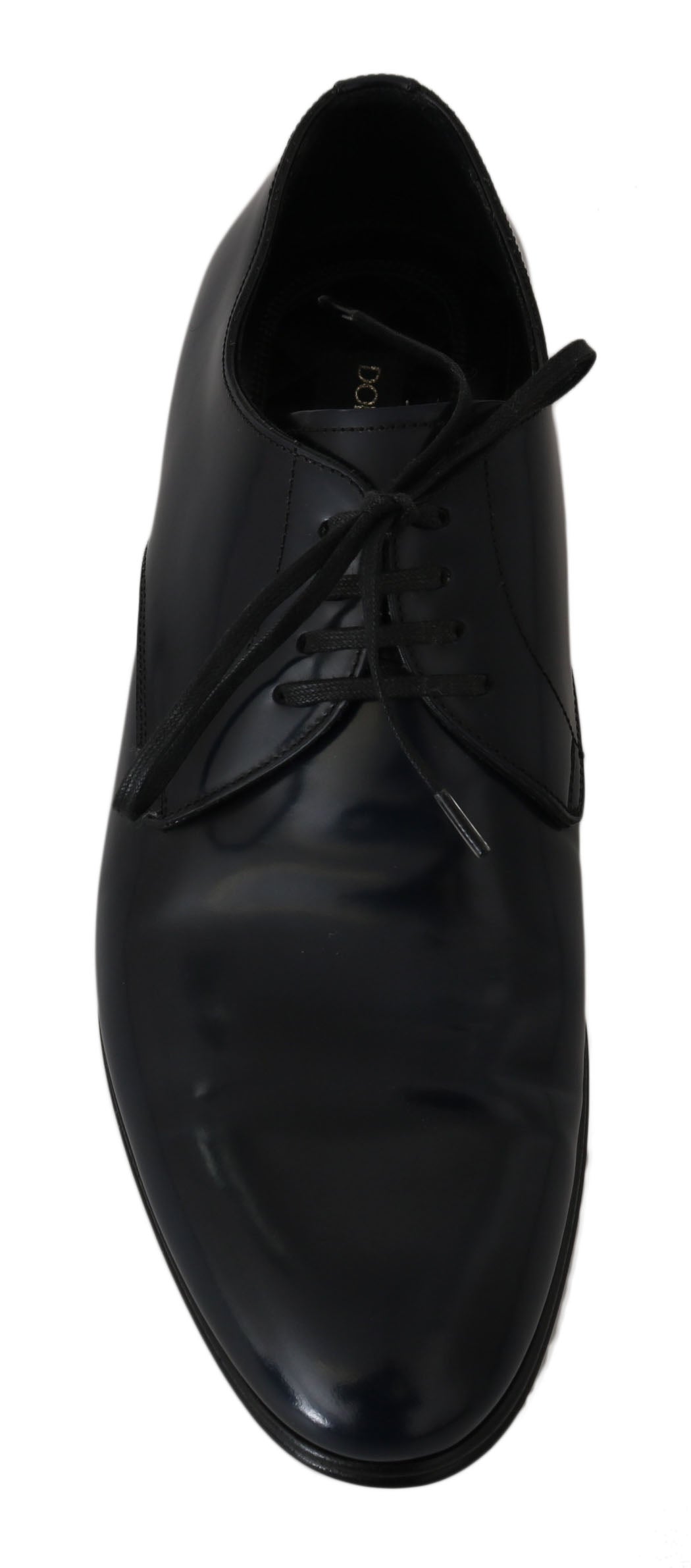 Pantofi eleganti Dolce & Gabbana Derby din piele albastru închis