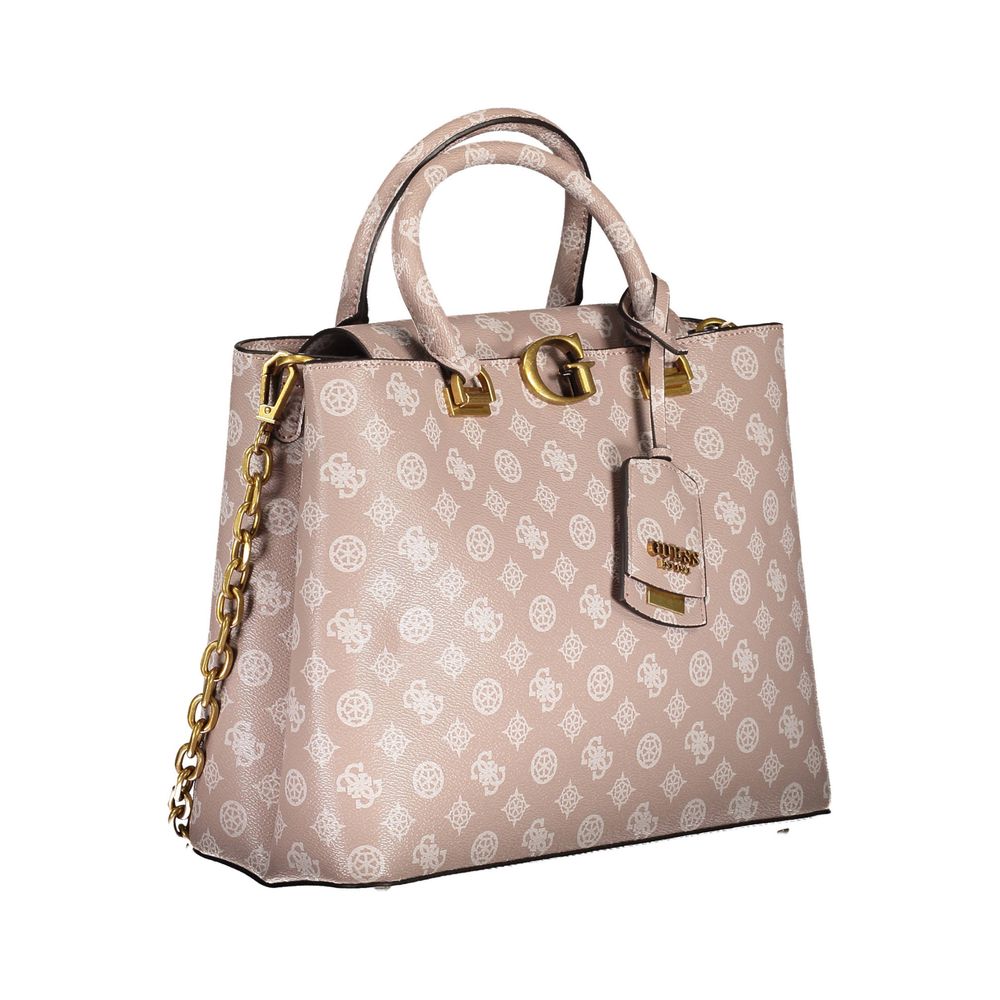 Guess Jeans Pink Polyethylene Handbag