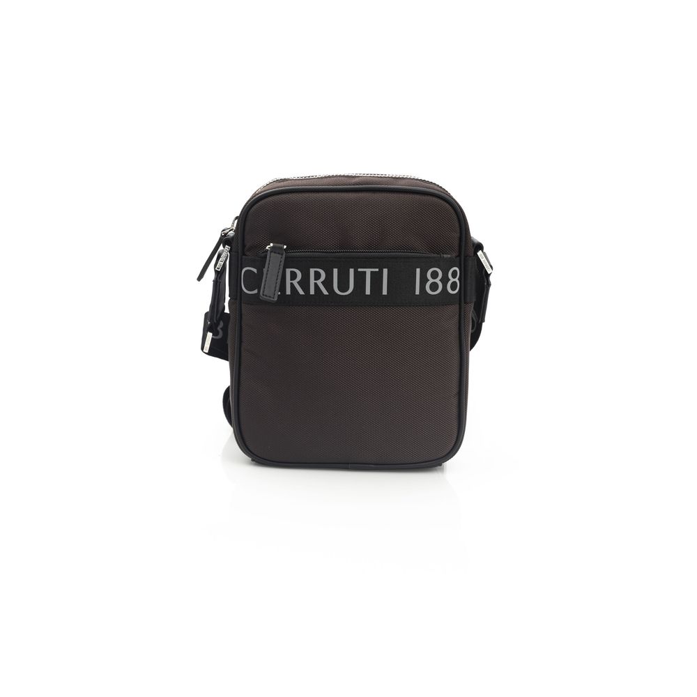 Cerruti 1881 Herren-Umhängetasche aus braunem Leder