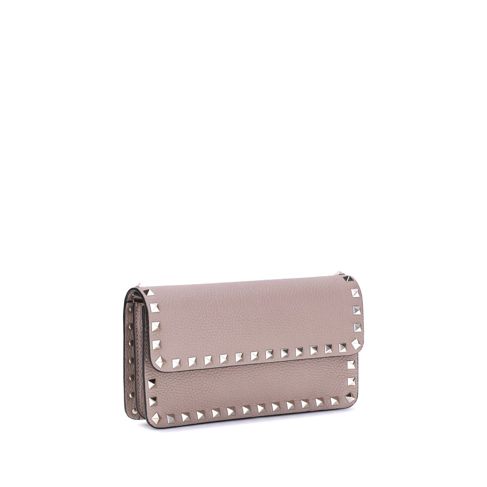 Valentino Garavani Multicolor Calf Leather Bos Taurus Clutch Bag