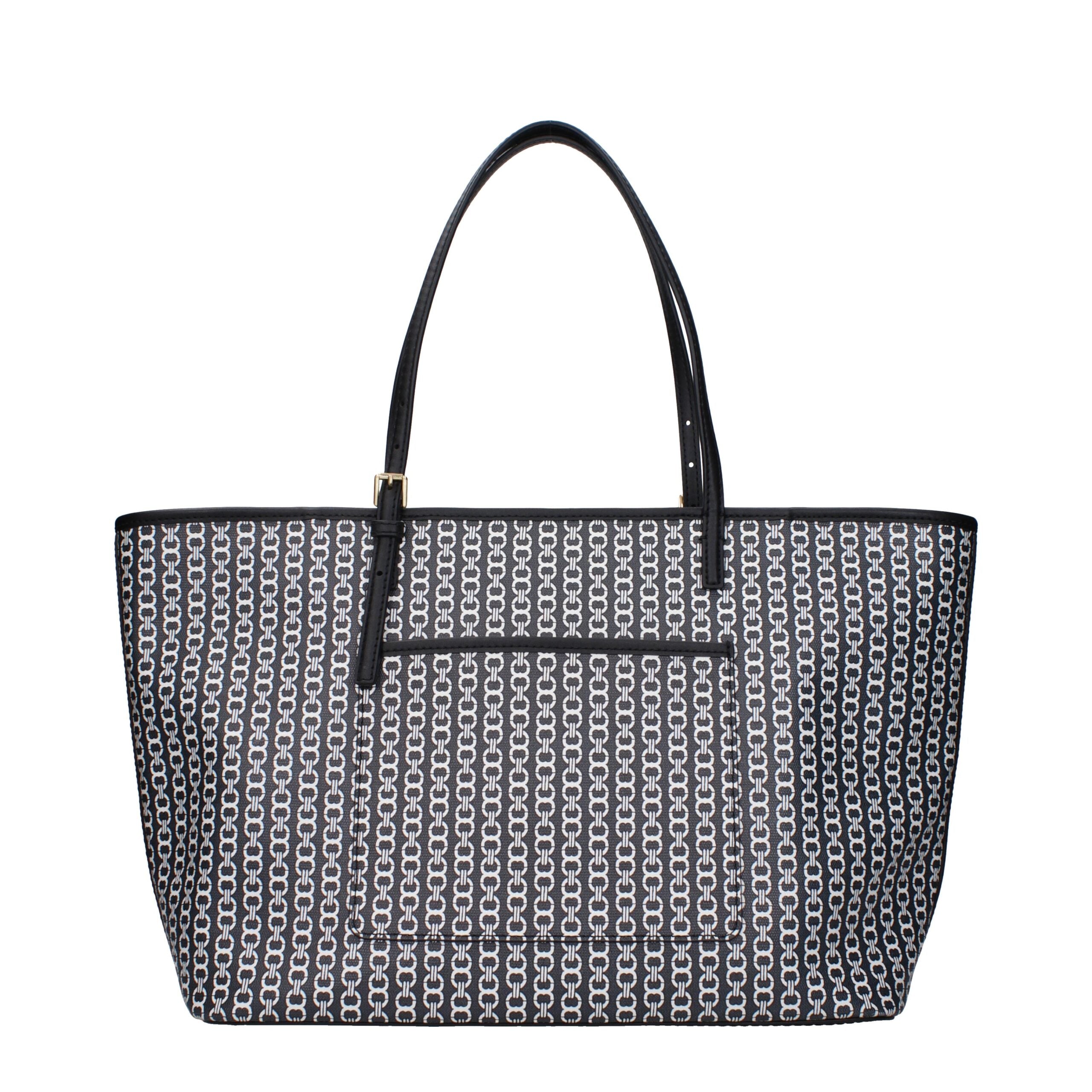 Tory Burch Black Leather Shoulder Bags